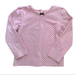 Little Me Pink Polka Dot Long Sleeve